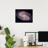 Spiral Galaxy M81 Poster (Thuiskantoor)