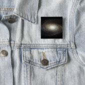 Spiral Galaxy M81 Vierkante Button 5,1 Cm (In situ)