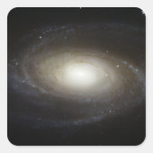 Spiral Galaxy M81 Vierkante Sticker (Voorkant)