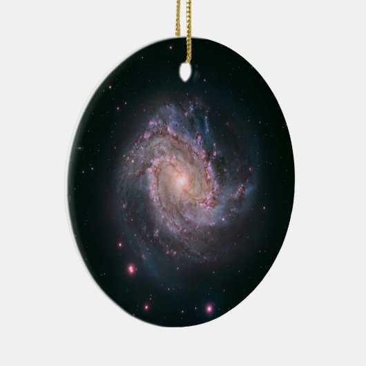 Spiral Galaxy M83 (NASA) Keramisch Ornament (Rechts)