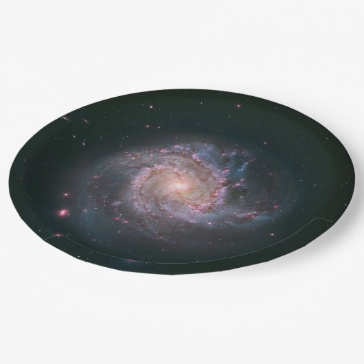 Spiral Galaxy M83 (NASA) Papieren Bordje (Gekanteld)