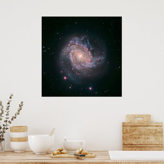 Spiral Galaxy M83 (NASA) Poster (Keuken)