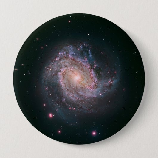 Spiral Galaxy M83 (NASA) Ronde Button 4,0 Cm (Voorkant)