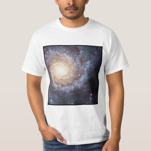 Spiral Galaxy Messier 74 Galactic T-shirt (Voorkant)