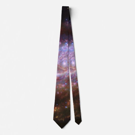 Spiral Galaxy Necktie Science Space Astronomie Str Stropdas (Voorkant)