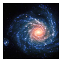 Spiral galaxy NGC1232 en Little Theta space afbeel