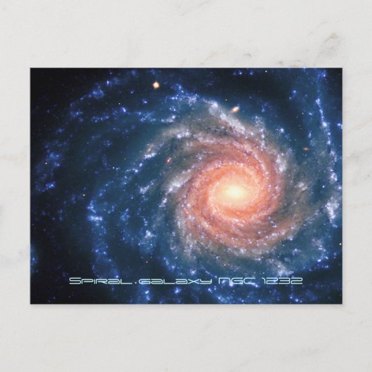 Spiral Galaxy NGC 1232 - Ons adembenemend universu Briefkaart (Voorkant)
