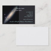 Spiral Galaxy — NGC 253 afbeelding voor kosmische  Visitekaartje (Voorkant / Achterkant)