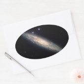 Spiral Galaxy - NGC 253 Ovale Sticker (Envelop)