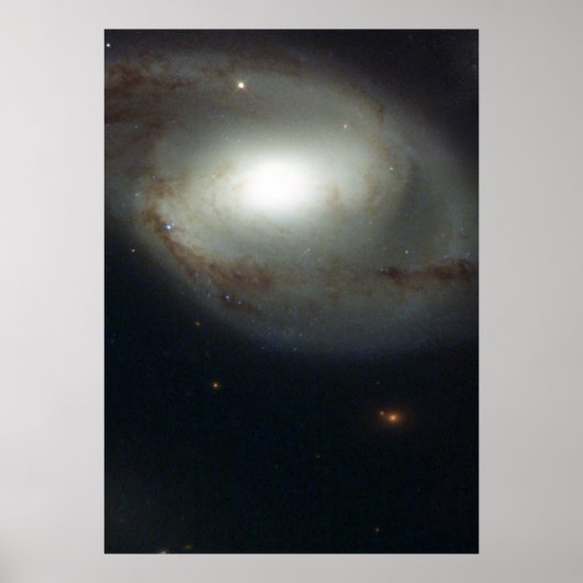 Spiral Galaxy NGC 4319 en Quasar Markarian 2005 Poster (Voorkant)