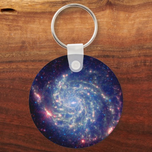 Spiral Galaxy Sleutelhanger (Voorkant)