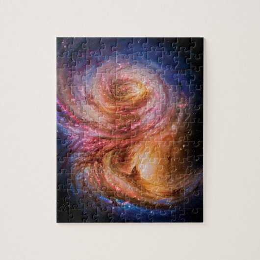 Spiral Galaxy SMM J2135-0102 Artistische depressie Legpuzzel (Verticaal)