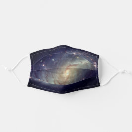Spiral Galaxy Space Stars Cosmos Stoffen Mondkapje
