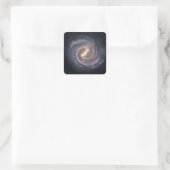 Spiral Galaxy Vierkante Sticker (Tas)