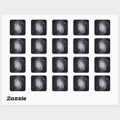 Spiral Galaxy Vierkante Sticker (Vel)
