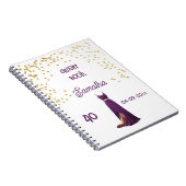 Spiral gastenboek 40th.verjaardag notitieboek (Rechterzijde)