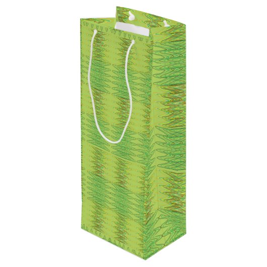 Spiral Gift Bag Wijn Cadeautas (Achterkant Gekanteld)
