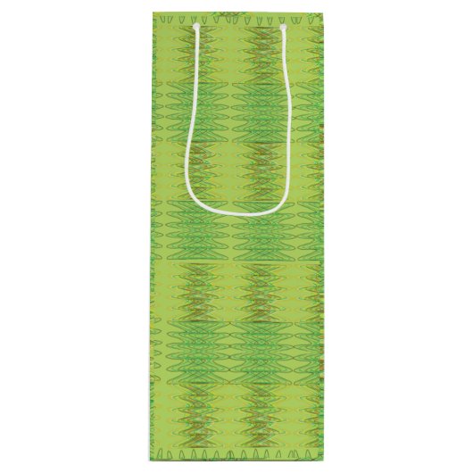 Spiral Gift Bag Wijn Cadeautas (Voorkant)