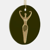 Spiral Goddess Keramisch Ornament (Rechts)