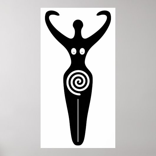 Spiral Goddess The Sacred Divine Feminine Poster (Voorkant)