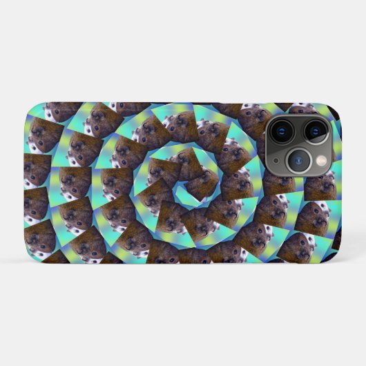 Spiral Guinea Pig Pattern, Case-Mate iPhone Case (Achterkant (horizontaal))