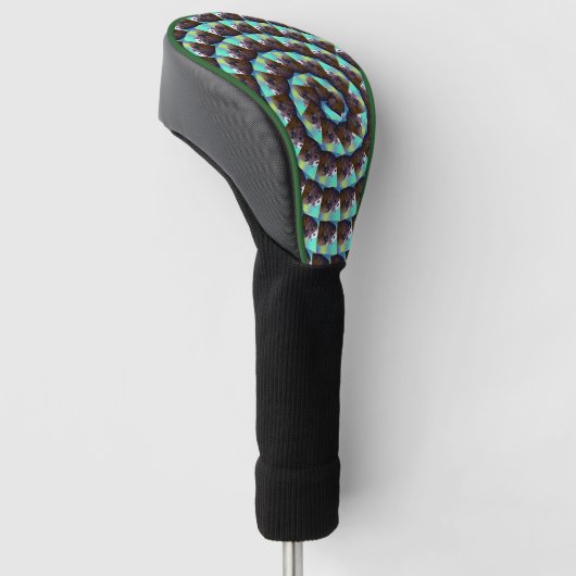 Spiral Guinea Pig Pattern, Golfheadcover (Schuin)