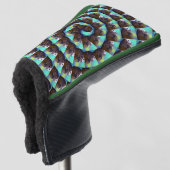 Spiral Guinea Pig Pattern, Golfheadcover (3/4 voorkant)