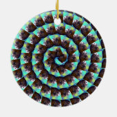 Spiral Guinea Pig Pattern, Keramisch Ornament (Achterkant)