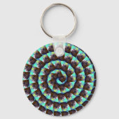 Spiral Guinea Pig Pattern, Sleutelhanger (Achterkant)