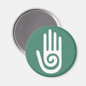 Spiral Hand Healing Symbol Magneet (Voorkant / Achterkant)