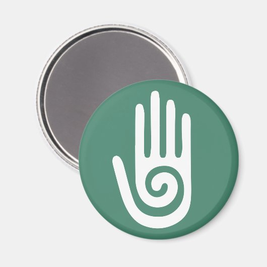 Spiral Hand Healing Symbol Magneet (Voorkant / Achterkant)