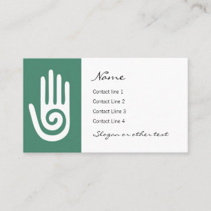 Spiral Hand Healing Symbol Visitekaartje