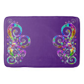 Spiral Heart Hand Gepiliseerd Design 2 Badmat (Voorkant)