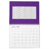 Spiral Heart Hand Gepiliseerd Design 2 Kalender (Jan 2027)