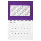 Spiral Heart Hand Gepiliseerd Design 2 Kalender (Mar 2027)