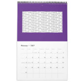Spiral Heart Hand Gepiliseerd Design 2 Kalender (Feb 2027)