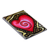 Spiral Heart of Love Notebook Notitieboek (Rechterzijde)