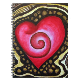 Spiral Heart of Love Notebook Notitieboek