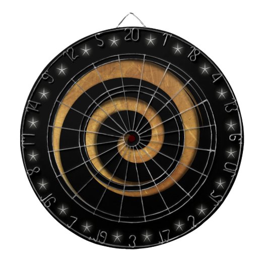 Spiral heypnotic Wheel Custom Dart Board Dartbord (Voorkant)