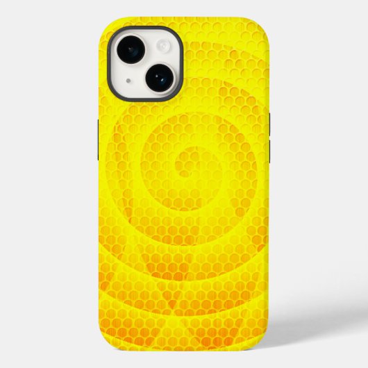 Spiral Honeycomb Case-Mate iPhone Case (Achterkant)