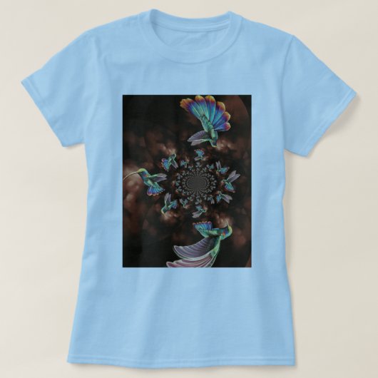 Spiral Hummingbird T-Shirt (Design voorkant)