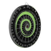 Spiral Hypnotic Hot Green Regulation Dart Board Dartbord (Voorkant Links)
