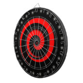 Spiral Hypnotic R Wheel Custom Dart Board Dartbord (Voorkant Rechts)