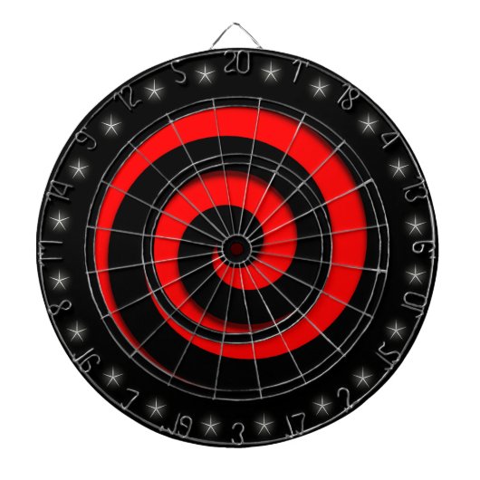 Spiral Hypnotic R Wheel Custom Dart Board Dartbord (Voorkant)