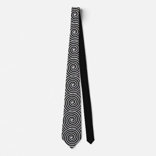 Spiral Illusion Neck Tie for Bold Visual Impact Stropdas (Voorkant)