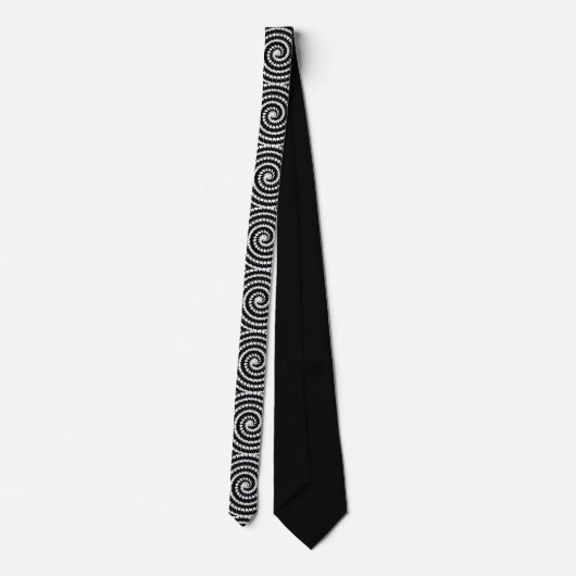 Spiral Illusion Neck Tie for Bold Visual Impact Stropdas (Achterkant)