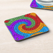 Spiral Jigzaag Bier Onderzetter (Linkerzijde)