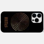 Spiral Keltisch symbool, personaliseren Case-Mate iPhone Case (Achterkant (horizontaal))