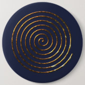 Spiral Keltisch symbool Ronde Button 6,0 Cm (Voorkant)