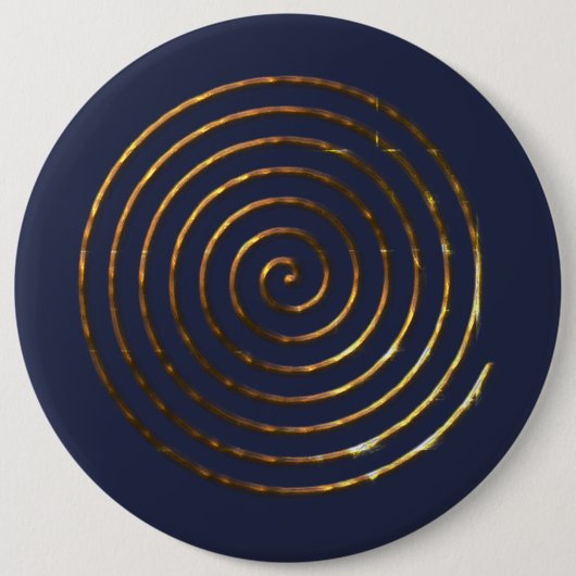 Spiral Keltisch symbool Ronde Button 6,0 Cm (Voorkant)